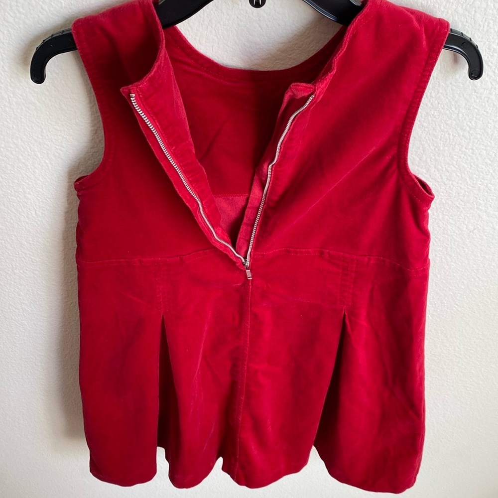 Esprit Girls' Red Corduroy Sleeveless Jumper Size: 10-11 Years - Picture 7 of 10